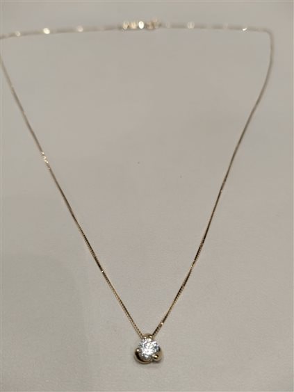 Collana Duezeta Donna in Oro giallo Zircone GIOGPL12ZM6 - GIOGPL12ZM6